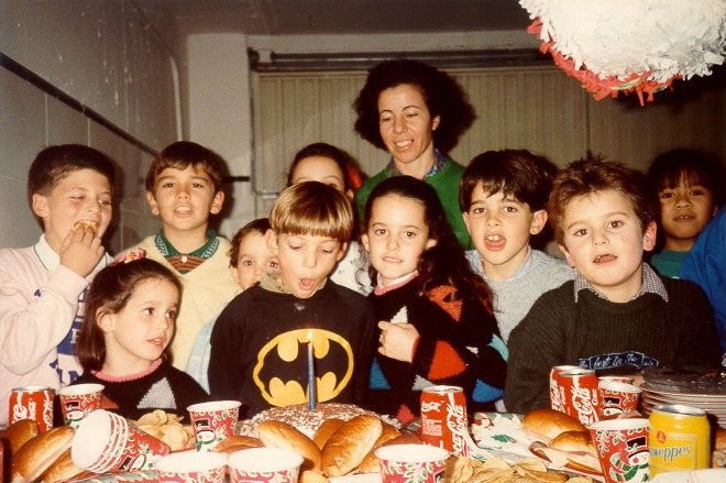 Nacho de niño. …me gustaban los cómics…